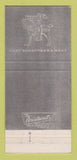 Matchbook Cover Hart Schaffner Marx Men's Clothes North Manchester IN 30 Strike