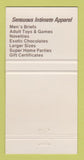 Matchbook Cover - Simply Gorgeous Lingerie girlie Mineola NY WEAR 30 Strike