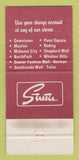 Matchbook Cover - Streets Norman Oklahoma City Tulsa OK Clothes 30 Strike