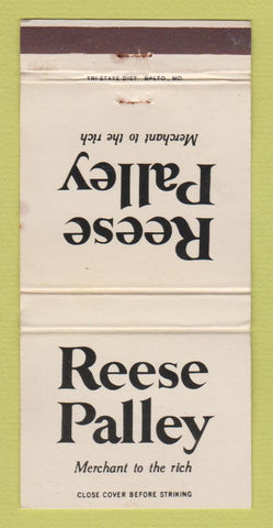 Matchbook Cover - Reese Palley Stores Atlantic City San Francisco WEAR 30 Strike