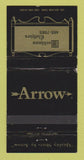 Matchbook Cover - Arrow Men's Clothes Woodhams 30 Strike