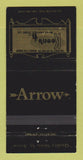 Matchbook Cover - Arrow Men's Clothes Keen's Quesnel BC WEAR 30 Strike