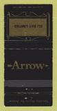 Matchbook Cover - Arrow Men's Clothes Eli Bay Limited WEAR 30 Strike