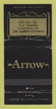 Matchbook Cover - Arrow Men's Clothes Charles Hubert Granby QC WORN 30 Strike