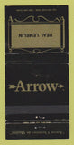 Matchbook Cover - Arrow Men's Clothes Real Lemelin WEAR 30 Strike