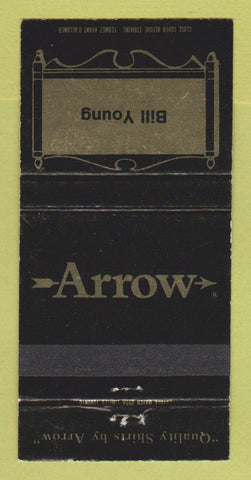 Matchbook Cover - Arrow Men's Clothes Bill Young WEAR 30 Strike
