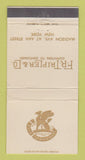 Matchbook Cover - FR Tripler Clothes Men's New York City 30 Strike