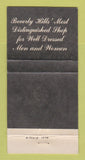 Matchbook Cover - Giorgio Clothes Beverly Hills CA WEAR 30 Strike