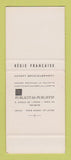 Matchbook Cover - Canberra Hotel Men's Clothes Cannes France SAMPLE
