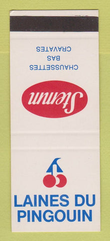 Matchbook Cover - Laines Du Pingouin Stemm Clothes France SAMPLE