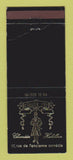 Matchbook Cover - Claude Rey Men's Clothes Comedie France WORN