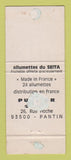 Matchbook Cover - Claude Rey Men's Clothes Comedie France WORN