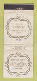 Matchbook Cover - Boutique Adam Christian Clothes Roanne France WEAR