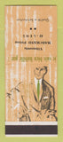 Matchbook Cover - Vetements Marchand Freres Clothes France SAMPLE