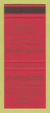 Matchbook Cover - Marie Pierre Clothes Mazargues France SAMPLE