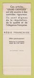 Matchbook Cover - Baby Fil Bella Clothes Women's Paris France Triplefil SAMPLE