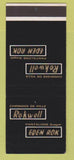 Matchbook Cover - Rokwell Clothes Eden Rok Lille France SAMPLE