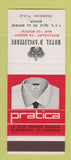 Matchbook Cover - Hotel D Angleterre Rouen France Men's Clothes SAMPLE