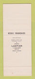 Matchbook Cover - Sellsa Service Alfort France Clothes SAMPLE