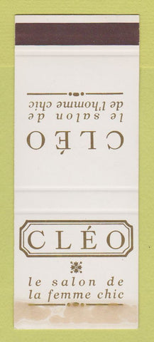 Matchbook Cover - Cleo Le Salon Clothes France SAMPLE WORN