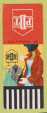 Matchbook Cover - PDT Women's Clothes girlie Gdanskie Poland SAMPLE WEAR #1