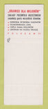 Matchbook Cover - PDT Women's Clothes girlie Gdanskie Poland SAMPLE WEAR #1