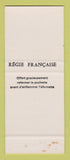 Matchbook Cover - Boboss Limoges France Clothes SAMPLE WEAR