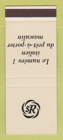 Matchbook Cover - SR Italian Clothes Paris France SAMPLE