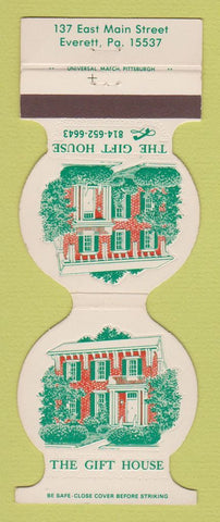 Matchbook Cover - The Gift House Everett PA Jewelite