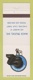 Matchbook Cover - Mack Semi Trucks 75th Oakland CA