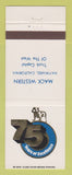 Matchbook Cover - Mack Semi Trucks 75th Hayward CA