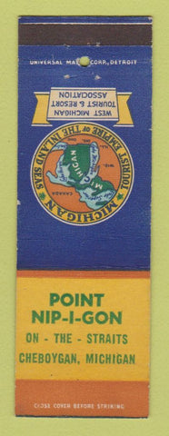 Matchbook Cover - Point Nip I Gon Cheboygan MI