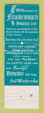 Matchbook Cover - Frankenmuth Bavarian Inn MI
