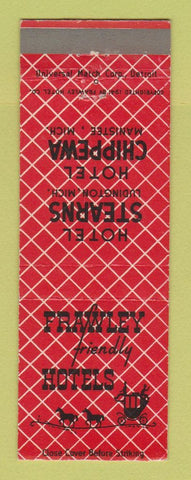 Matchbook Cover - Frawley Hoels Ludington Manistee MI