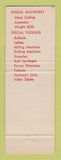 Matchbook Cover - LaSalle Machine Tool Warren MI