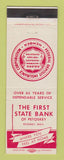 Matchbook Cover - First State Bank Petoskey MI