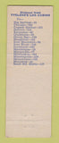 Matchbook Cover - Tyelene's Log Cabins Restaurant Cooks MI
