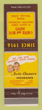 Matchbook Cover - Carter and Hunt Insurance Manistee MI