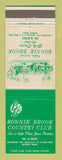 Matchbook Cover - Bonnie Brook Country Club Detroit MI