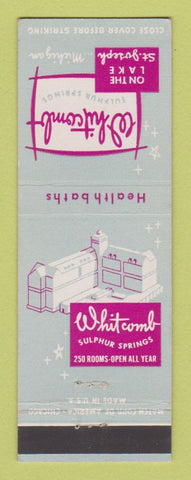 Matchbook Cover - Whitcomb Resort St Joseph MI