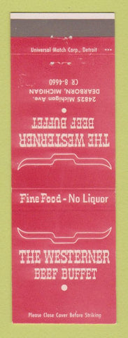 Matchbook Cover - Westerner Beef Buffet Dearborn MI