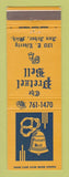 Matchbook Cover - The Pretzel Bell Ann Arbor MI