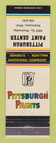 Matchbook Cover - Pittsburgh Paint Center Kalamazoo MI