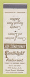 Matchbook Cover - Candlelight Restaurant Grand Rapids MI