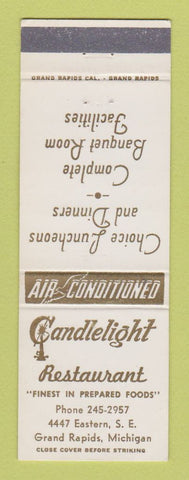 Matchbook Cover - Candlelight Restaurant Grand Rapids MI
