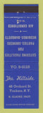 Matchbook Cover - The Hillside Yonkers NY