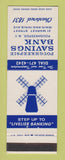 Matchbook Cover - Poughkeepsie Savings Bank NY