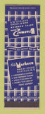 Matchbook Cover - Hotel Markeen Buffalo NY