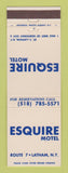 Matchbook Cover - Esquire Motel Latham NY
