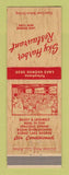 Matchbook Cover - Sky Harbor Restaurant Lake George NY